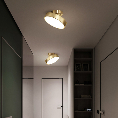 JYLIGHTING Miedź Światło sufitowe sypialnia nordycka Nowoczesny prosty LED korytarz światło