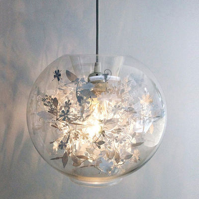 E27 28CM szklana lampa wisząca w kształcie kuli