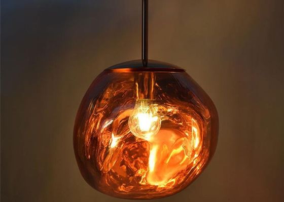 30CM Nordic LED Glass Dixon Lava Ball 10W E27 Nowoczesna lampa wisząca