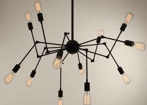 Mordern Nordic Retro Vintage Loft Antique regulowany DIY E27 Art Spider nowoczesna lampa wisząca