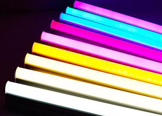 Nowoczesna długość wewnętrzna 0,3 m / 0,6 m / 0,9 m T5 LED Color Tube Light