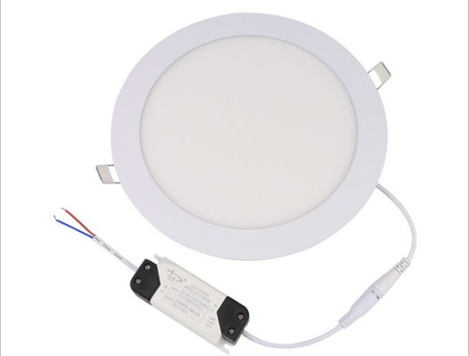 Ultracienka biała aluminiowa lampa handlowa LED o średnicy 90 mm / 110 mm