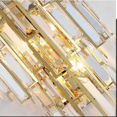 Złoty luksusowy projekt dekoracji wnętrz Nowoczesne oświetlenie ścienne