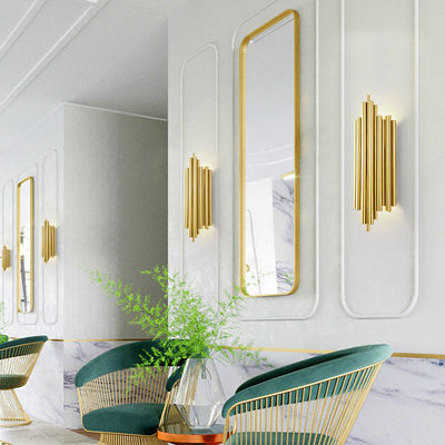 W27 * H40cm Gold Nordic PostModern luksusowy kinkiet do sypialni