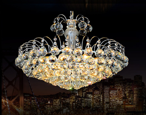 Jadalnia Kryształowe lampy wiszące Salon E14 Kryształowy żyrandol