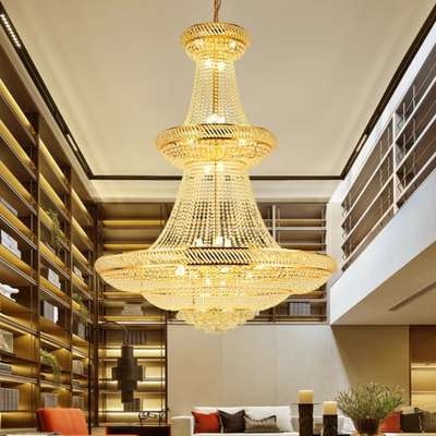 Dekoracyjna restauracja Złoty postmodernistyczny żyrandol Dia 1000mm