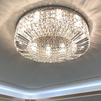 E14 Home Decoration Okrągła lampa sufitowa LED H18cm do salonu / sypialni