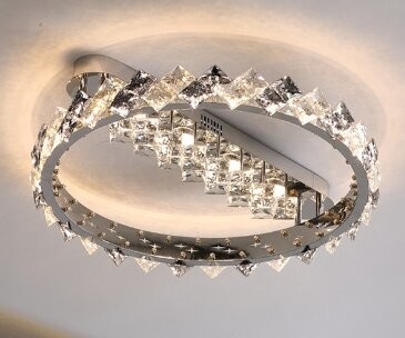 Piękny wystrój ślubu Design Luksusowy sufit LED Crystal Body w nowoczesnym stylu