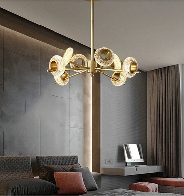 Moda Elegancka kryształowa lampa wisząca Nowoczesny styl D68 * H55cm Rozmiar