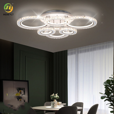 Sypialnia Okrągła Nowoczesna Lampa Sufitowa LED Montowana Na Powierzchni H170mm