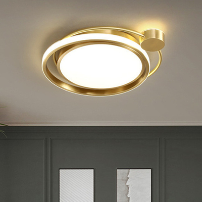 Akrylowe miedziane oświetlenie sufitowe LED Mieszkalne wewnętrzne dekoracyjne