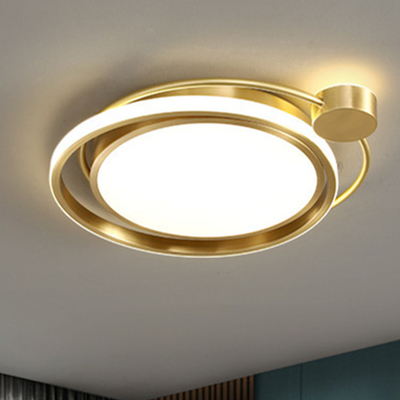 Akrylowe miedziane oświetlenie sufitowe LED Mieszkalne wewnętrzne dekoracyjne