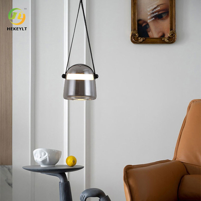 Hotelowa sypialnia Led szklana lampa wisząca Post Modern Luxury Hanging