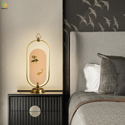 Kreatywna prosta nordycka nowoczesna lampa stołowa do nocnej sypialni Home Hotel