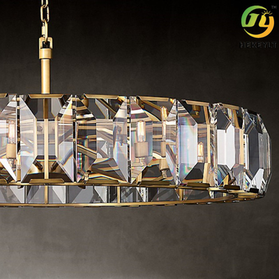 Nordic Luxury E12 Kryształowy wiszący żyrandol do salonu
