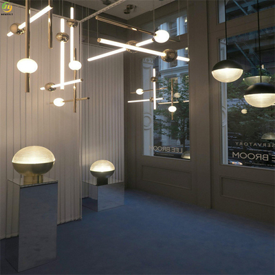 Strona główna/Hotel Metals Art Złoty Brąz Aplikacja LED Nordic Lampa wisząca