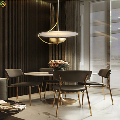 Sprzęt + Akryl Home / Hotel Art Gold Aplikacja LED Nordic Lampa wisząca