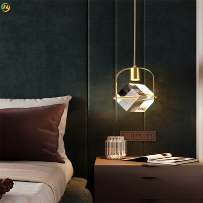 Żelazna galwanizacja Crystal Home Art Farba do pieczenia Złota LED Nordic wisiorek światła