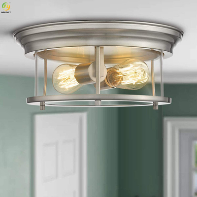Żelazna lampa wisząca Home Art Farba do pieczenia Złota LED Nordic wisiorek światła