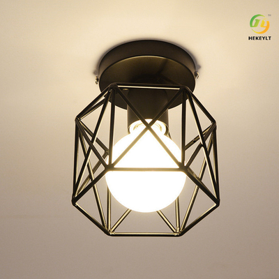 Nordic Aisle LED Lampa sufitowa Korytarz Światło z kutego żelaza E27