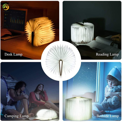 Nowość Produkt Led USB Rechargeable Lamp Różne kształty Wood Book Lamp