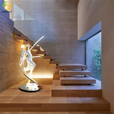 Nordycka luksusowa rzeźba artystyczna nowość projektant stojące lampy podłogowe led!