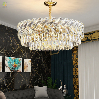 LED K9 Luksusowa kryształowa lampa wisząca Współczesna klasyczna Hotel Villa Dekoracyjne