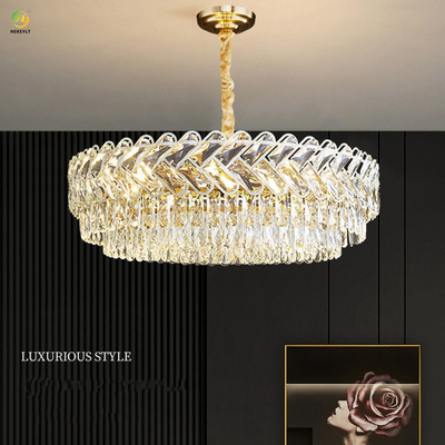 LED K9 Luksusowa kryształowa lampa wisząca Współczesna klasyczna Hotel Villa Dekoracyjne