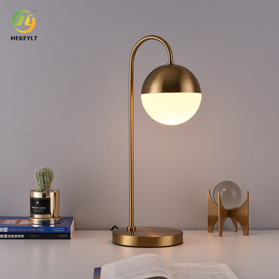 Nordic Golden Ball Art Lampa nocna LED o mocy 25 W do dekoracji sypialni
