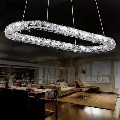 Wewnętrzne wiszące nowoczesne oświetlenie LED ze stali nierdzewnej do sypialni w willi