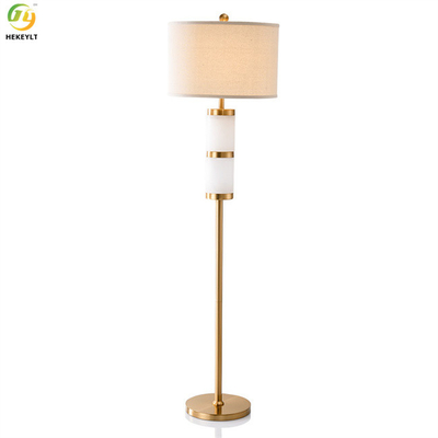Led nowoczesna luksusowa marmurowa złota metalowa lampa podłogowa do salonu D45 X H160CM