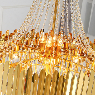 Nordic Fancy nowoczesny kryształowy wisiorek lekki luksusowy żyrandol do dekoracji wnętrz