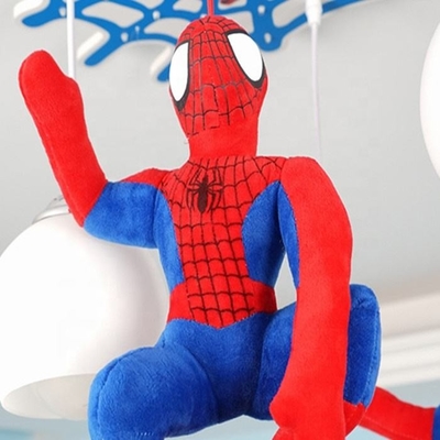 Wewnątrz Spider Man Nowoczesne kinkiety LED Ochronna osłona oczu Dekoracyjna 65 X 46 cm