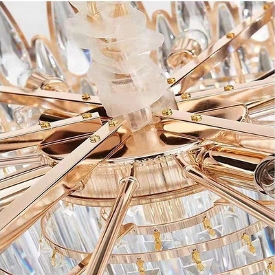 55cm Kryształowe oświetlenie domu Lampy do dekoracji wnętrz Żyrandol