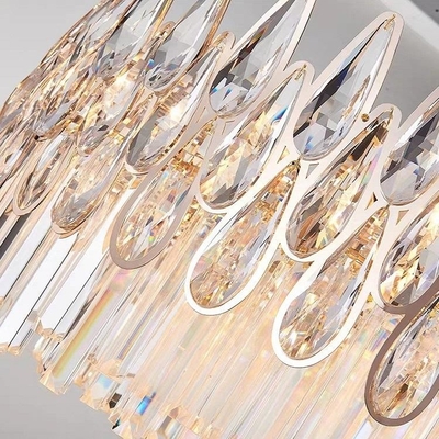 55cm Kryształowe oświetlenie domu Lampy do dekoracji wnętrz Żyrandol