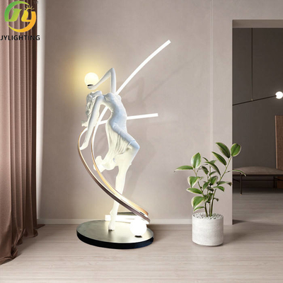 D78*179cm Nowoczesna, wysokiej jakości dekoracyjna biała lampa podłogowa do salonu hotelowego wnętrza mieszkalnego