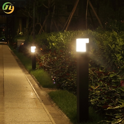 90x90xH600mm Nowoczesny kwadrat zewnętrzny Wodoodporny trawnik ogrodowy Światło akrylowe oświetlenie trawnika Światło krajobrazu
