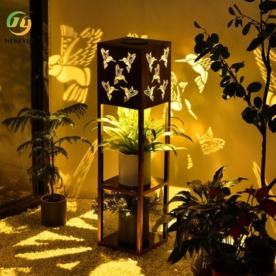 Słoneczna lampa projekcyjna motyla willa ogrodowa stojak na kwiaty zewnętrzne wodoodporne światło ogrodowe