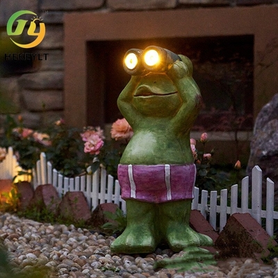 Słoneczna żaba światło na zewnątrz żywica zwierzęca dekoracja rzemiosło żywiczne ogród Yard ogród krajobraz dekoracyjne światła