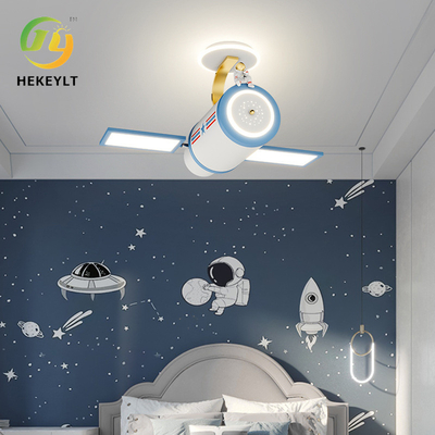 Karykatury samolot pokój dziecięcy inteligentne światło sufitowe pełnofrekwencyjne światło LED ochrona oczu światło sypialni