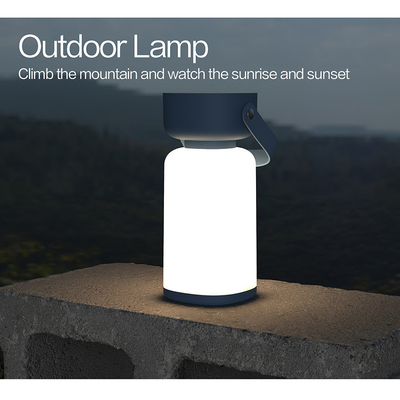 Prosty zewnętrzny bezprzewodowy przenośny LED Touch Ambient Lamp Camping Home Night Light