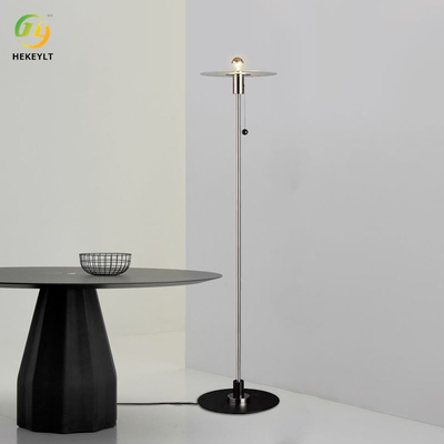 Nordic Simple LED Metal Floor Lamp Nowoczesna lampa szklana do sypialni, salonu hotelowego
