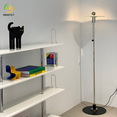 Nordic Simple LED Metal Floor Lamp Nowoczesna lampa szklana do sypialni, salonu hotelowego