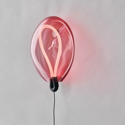 Skandynawska nowoczesna minimalistyczna szklana kolorystyka Balon lampy ścienne Korytarz sypialnia Atmosfera hotelu