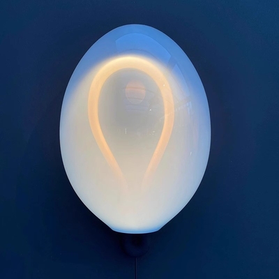 Skandynawska nowoczesna minimalistyczna szklana kolorystyka Balon lampy ścienne Korytarz sypialnia Atmosfera hotelu