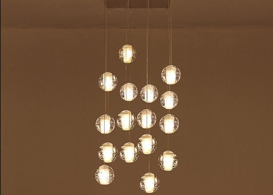 10 cm / 20 cm Dekoracja domu G4 LED Bubble Crystal Ball wisiorek światła