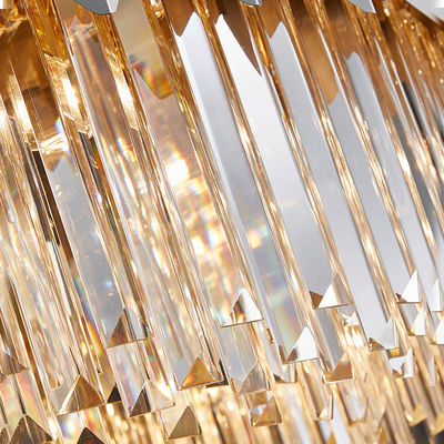 Wysokość 30 cm E14 Chrome Royal Crystal wiszące lampy do salonu