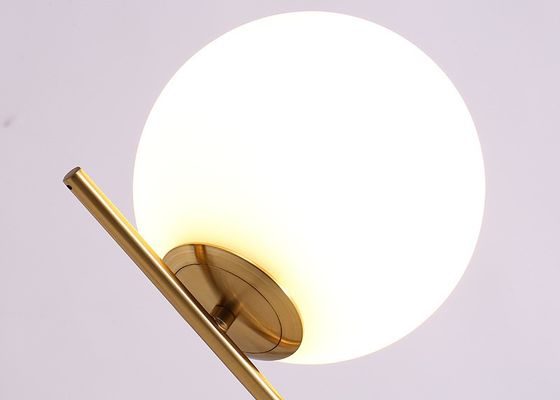 60W Max Ball Lampshape Dia 18cm Szklane lampki nocne do sypialni
