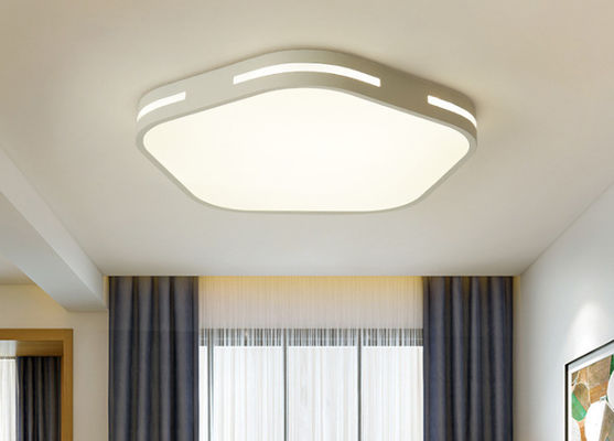Czarny / biały kryty 380 * 60mm 30W Akrylowa lampa sufitowa LED do sypialni