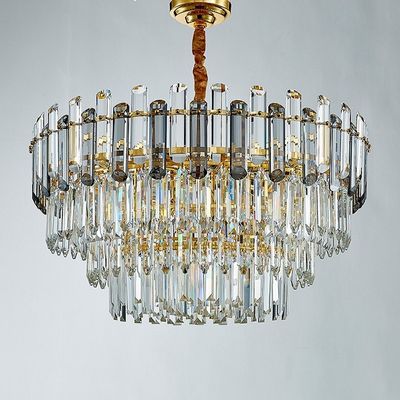 Krystalicznie czysta luksusowa nowoczesna lampa wisząca dekoracja Vintage